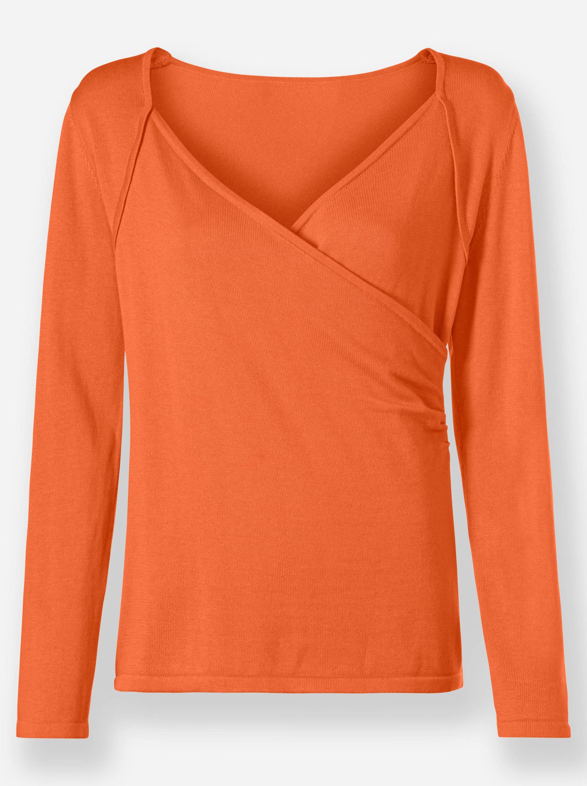 Pullover in orange von heine