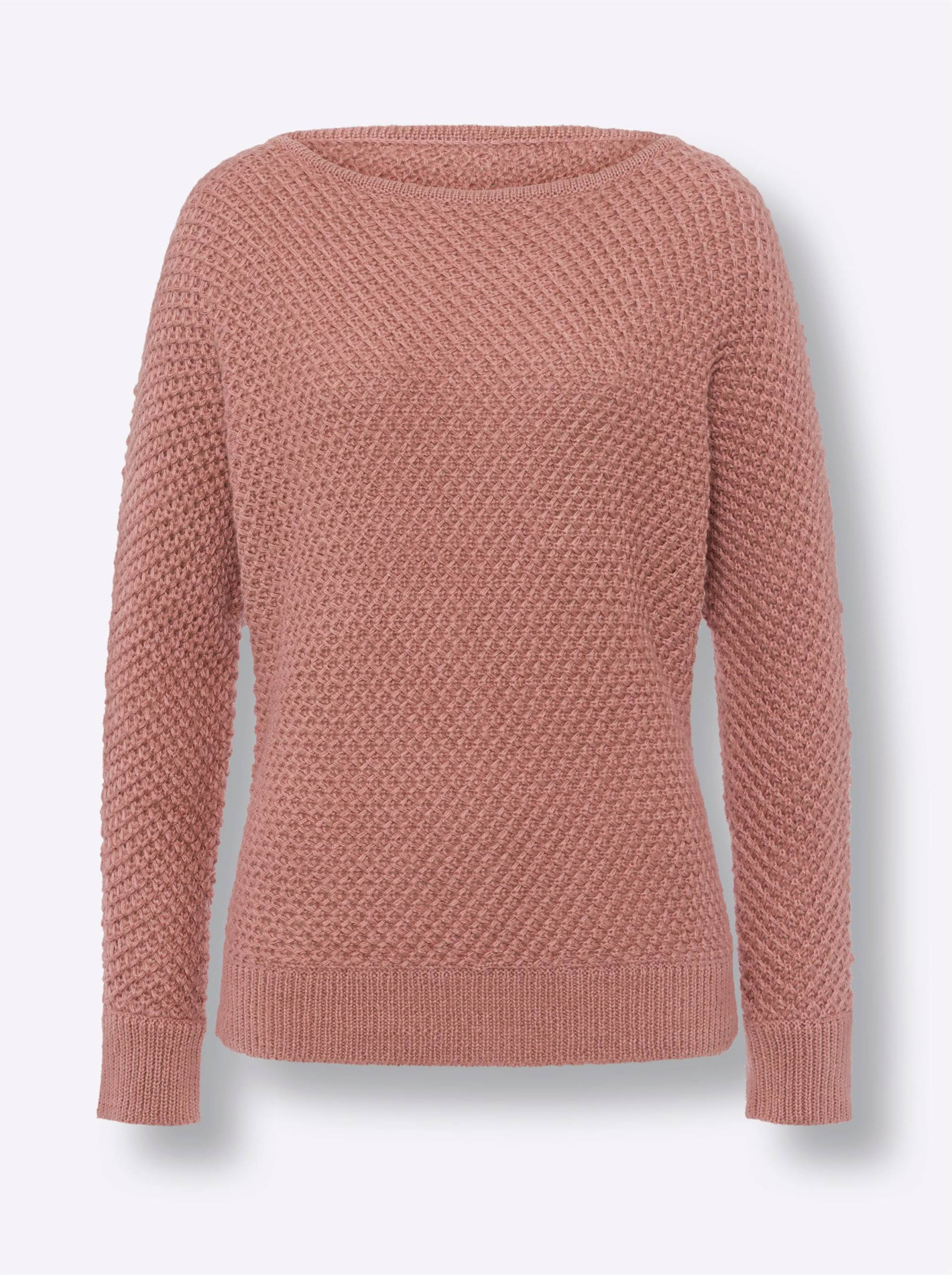 Pullover in rosenholz von heine