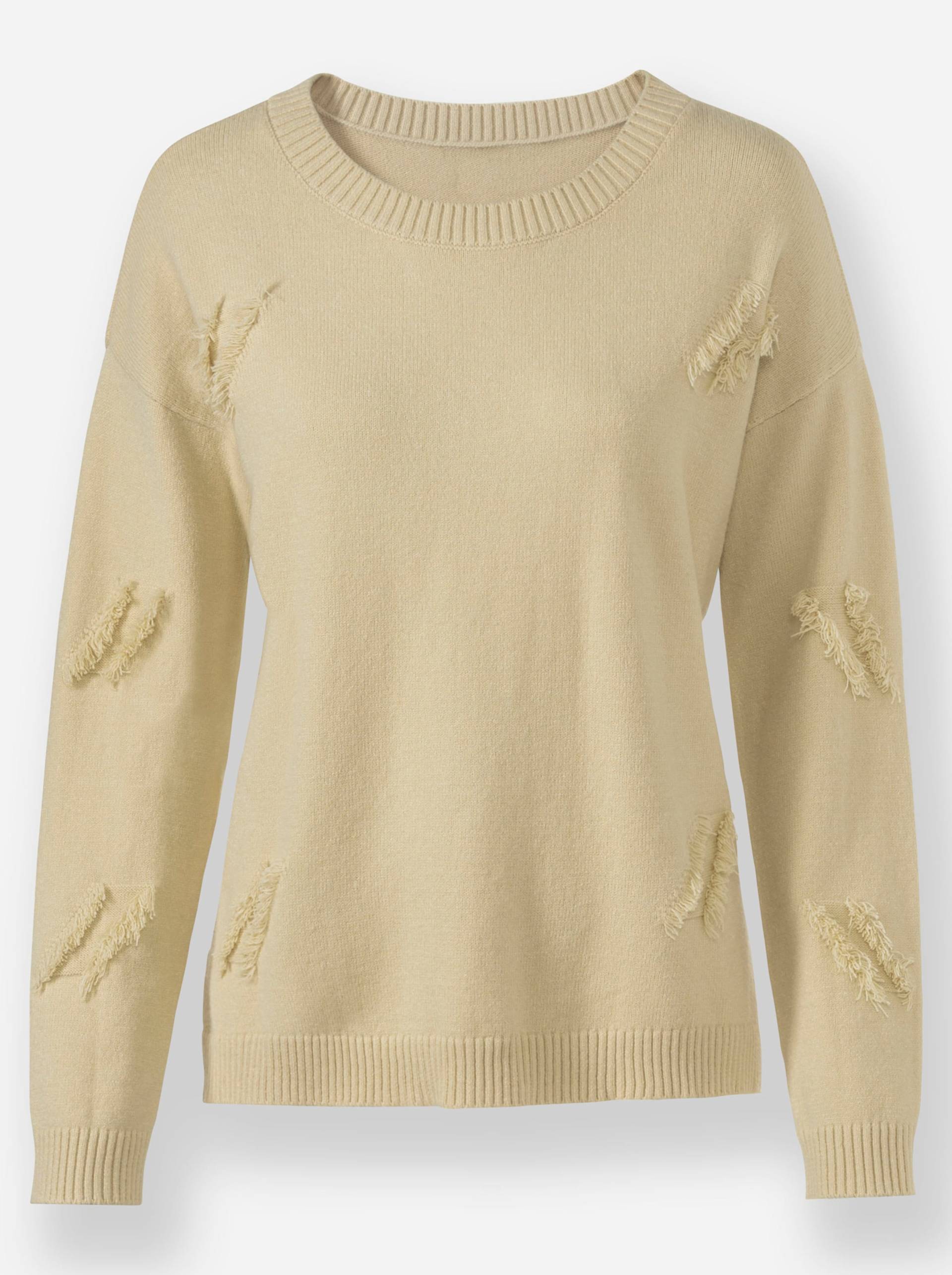 Pullover in sand von heine