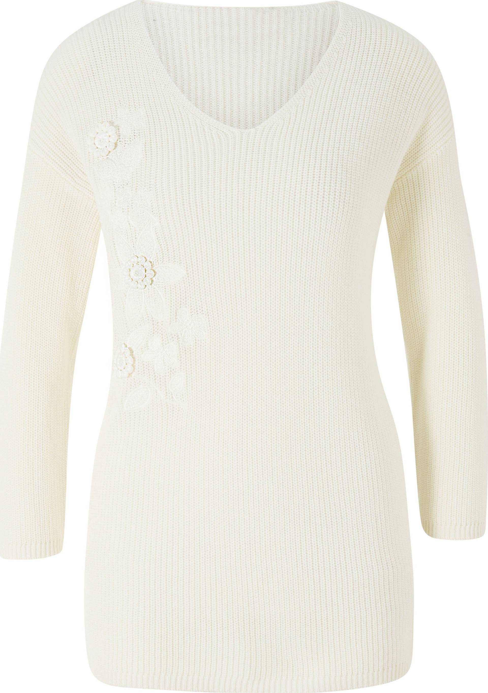 Pullover in weiss von heine