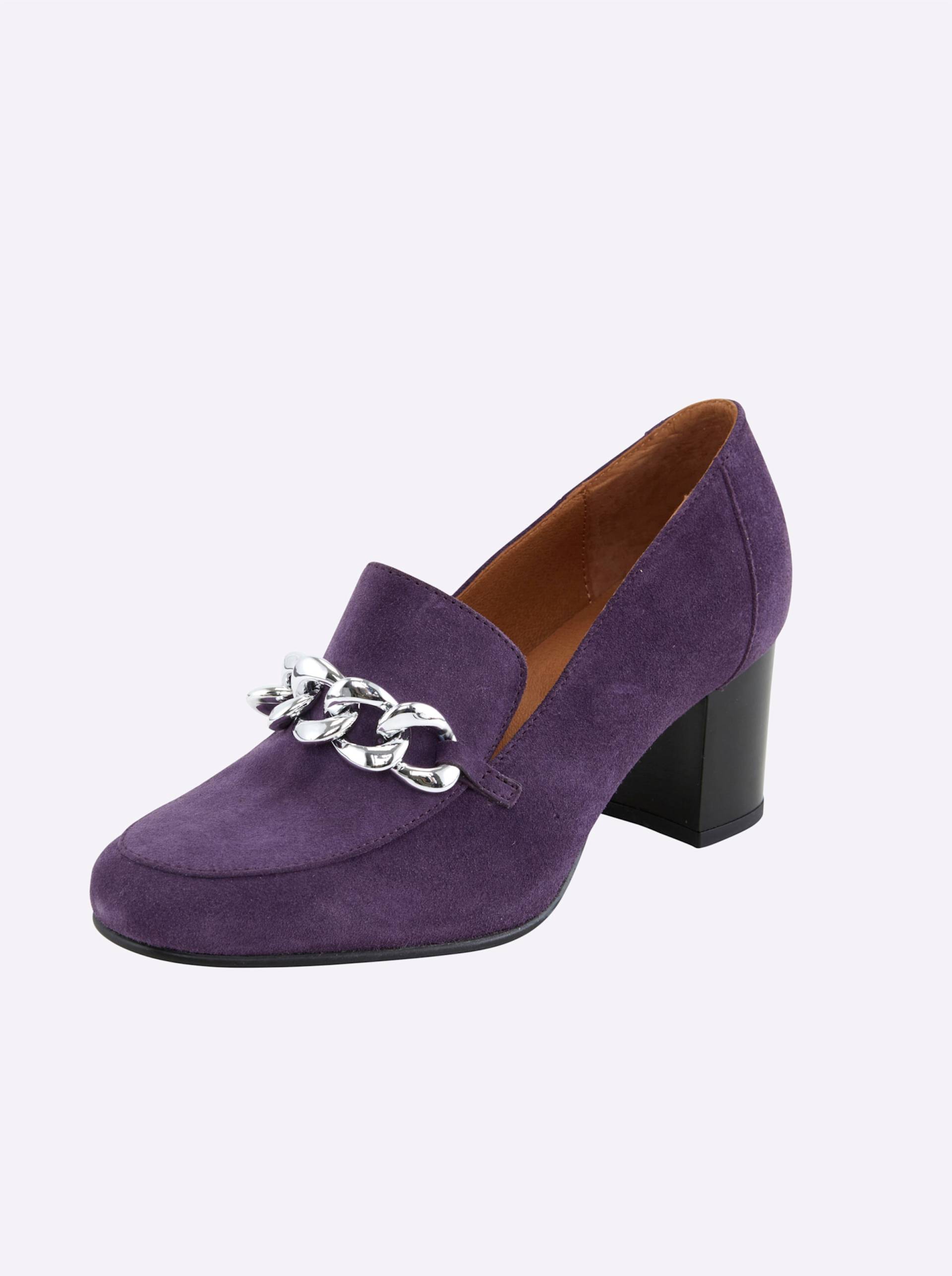 Pumps in lila von heine