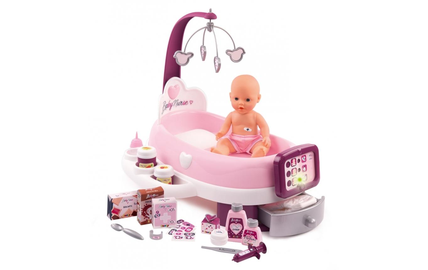 Smoby Puppen Spielcenter »Baby Nurse - elektronische Pflege-Station«, Mit Baby Nurse elektronische Pflege-Station Smoby Puppen Spielcenter »Baby Nurse - elektronische Pflege-Station«, Mit Baby Nurse elektronische Pflege-Station von Smoby