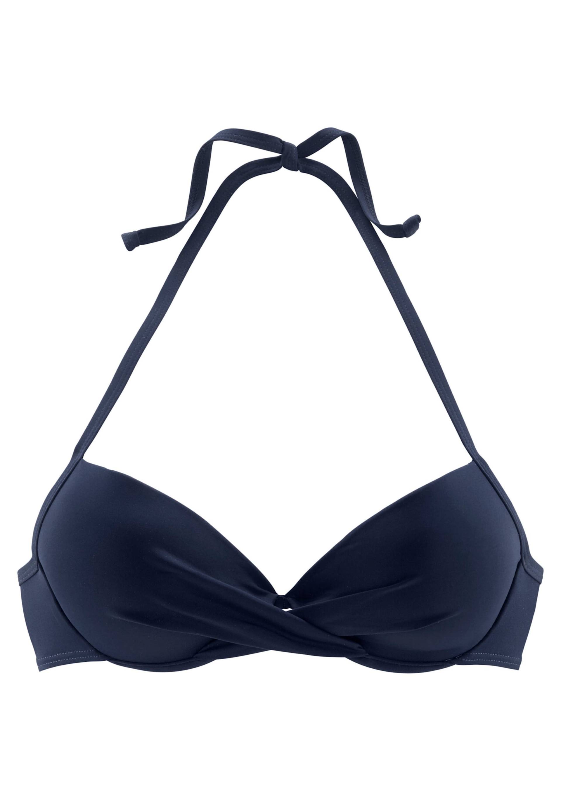 Push-Up-Bikini-Top in marine von s.Oliver