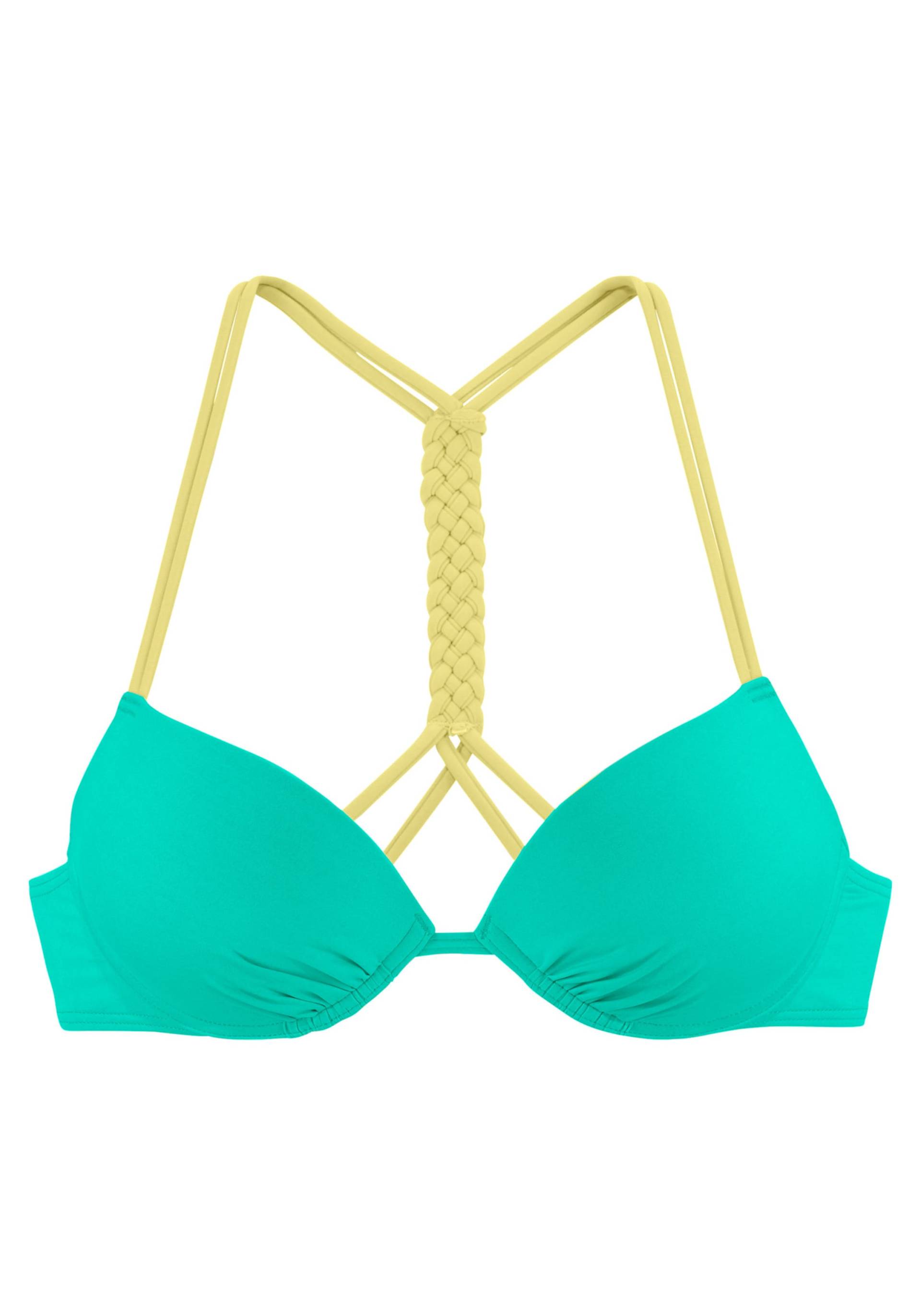 Push-Up-Bikini-Top in mint von Venice Beach