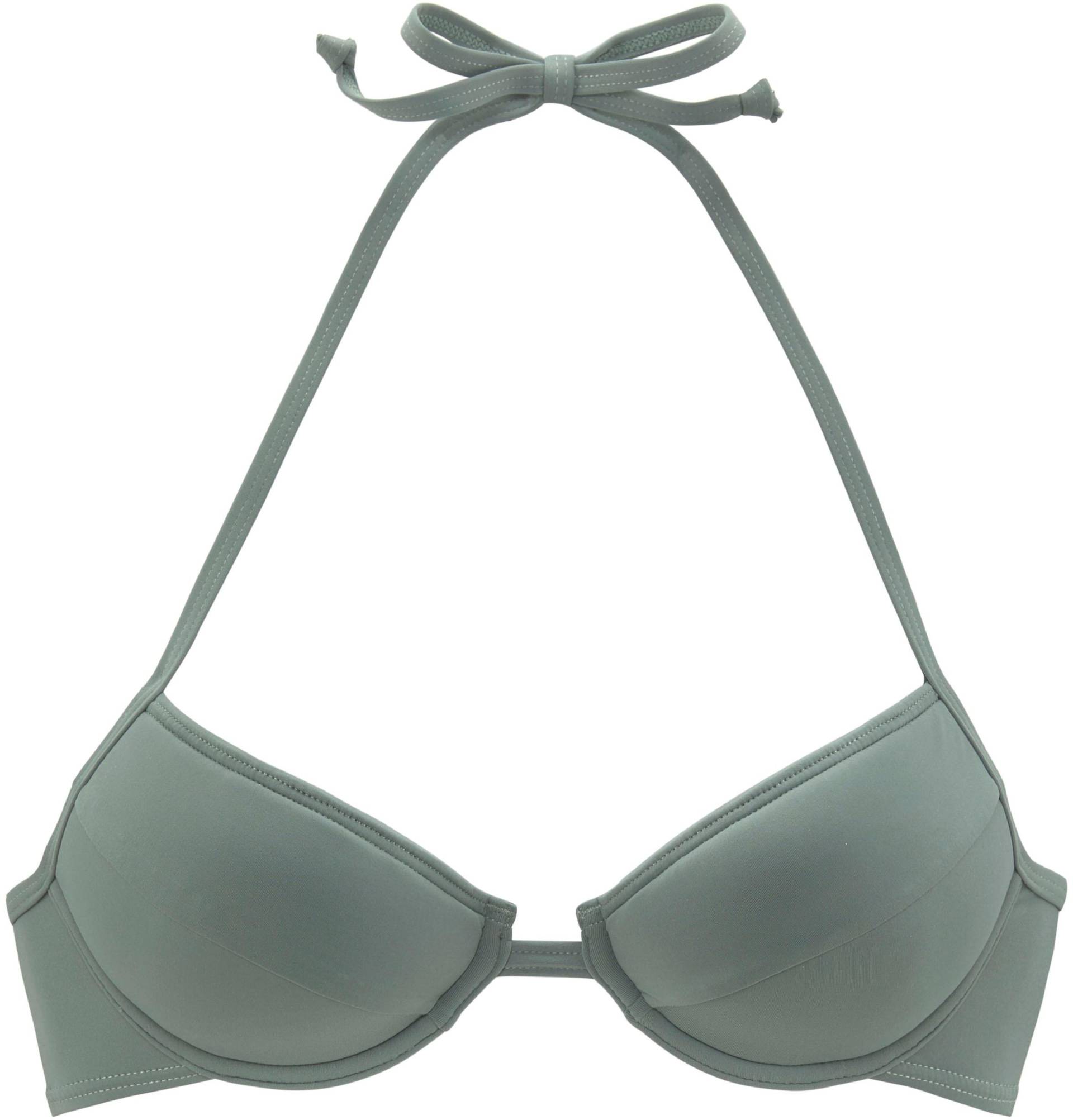 Push-Up-Bikini-Top in oliv von Bench.