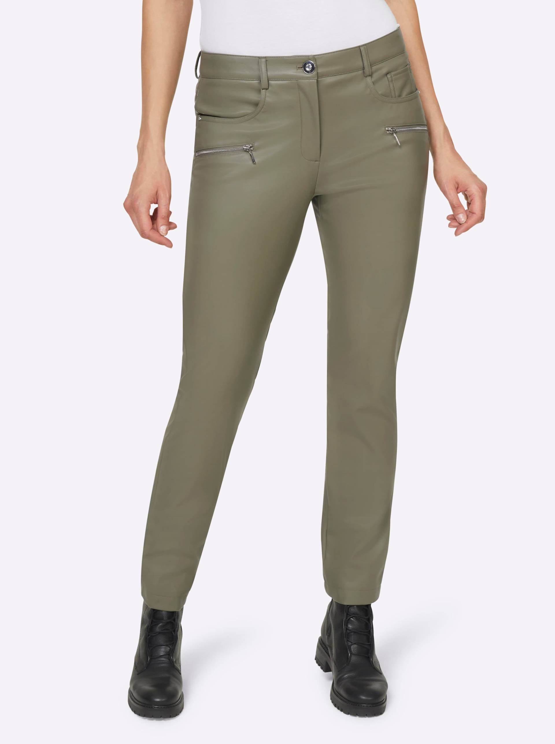 Push-up-Hose in khaki von heine