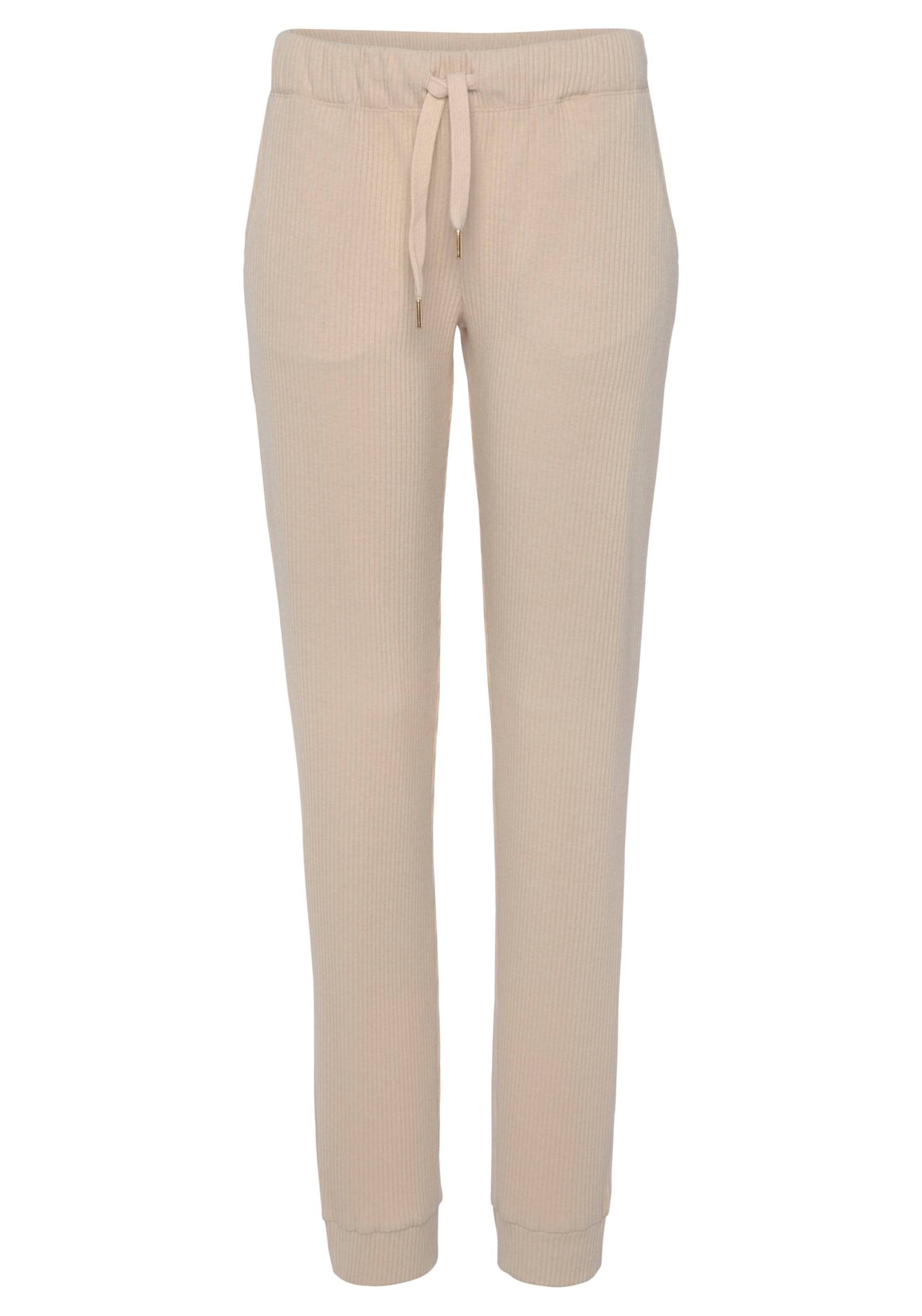 Relaxhose in creme von s.Oliver