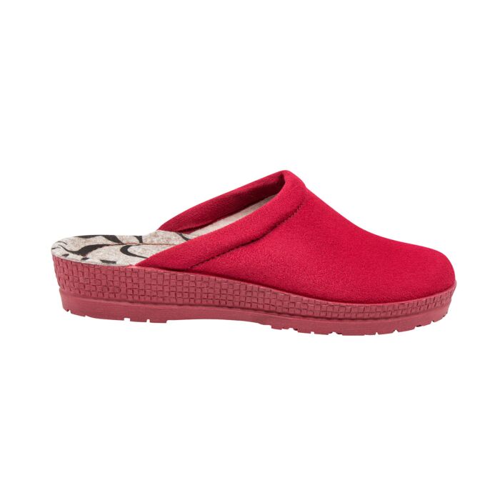 Rohde Pantoffel mit Schurwollfutter für Damen rot, 39 von Rohde