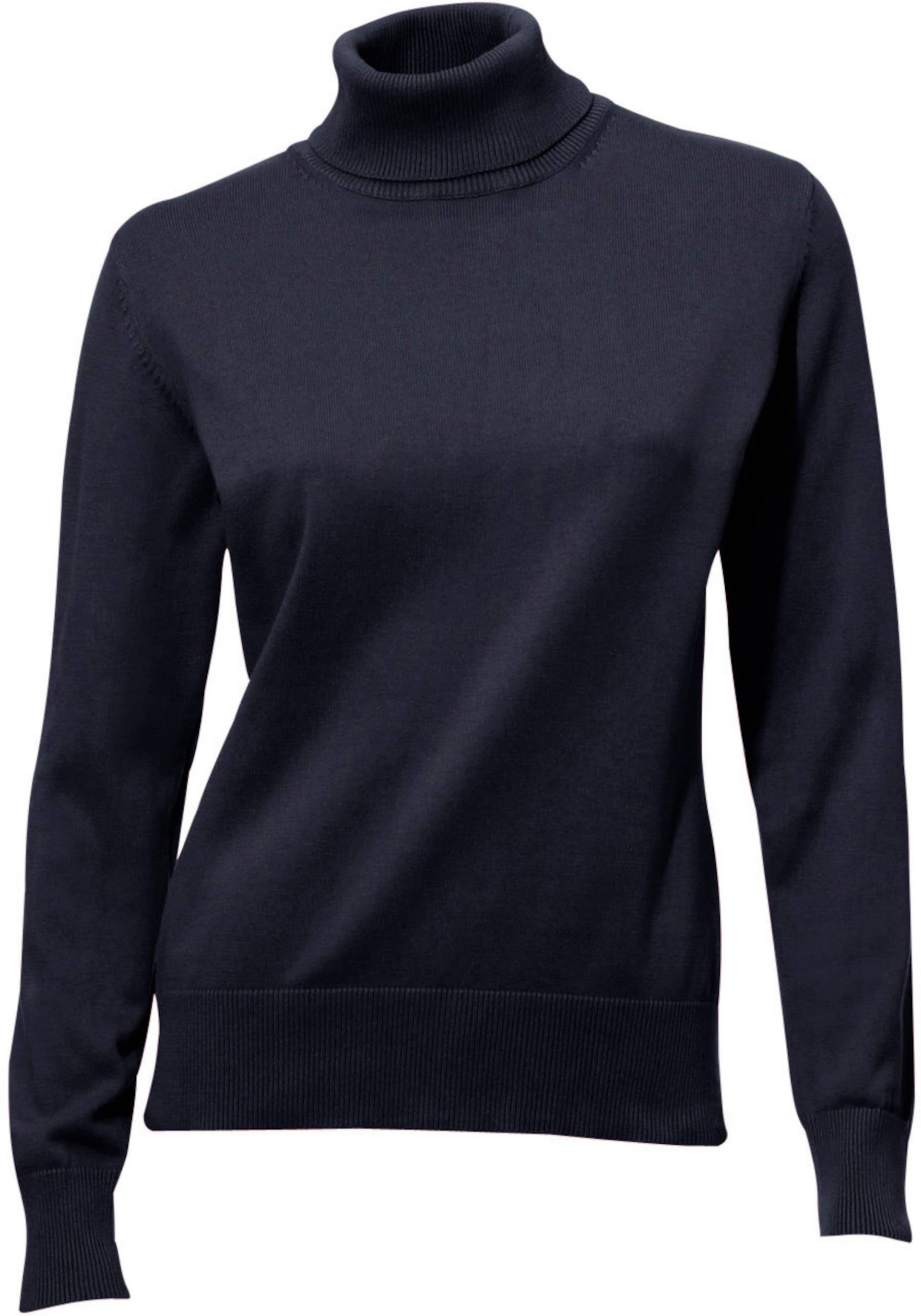 Rollkragenpullover in marine von heine