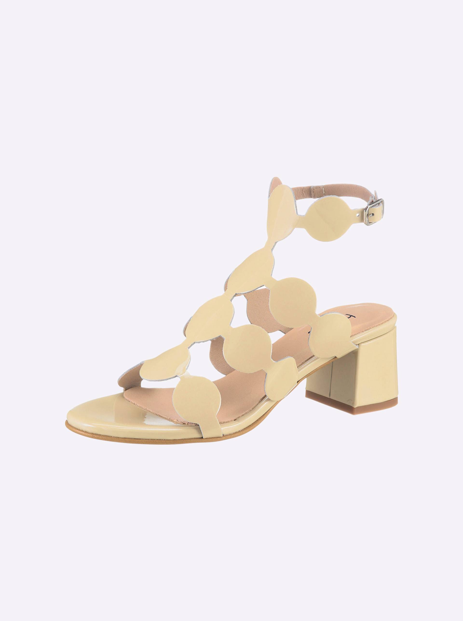 Sandalette in beige von heine