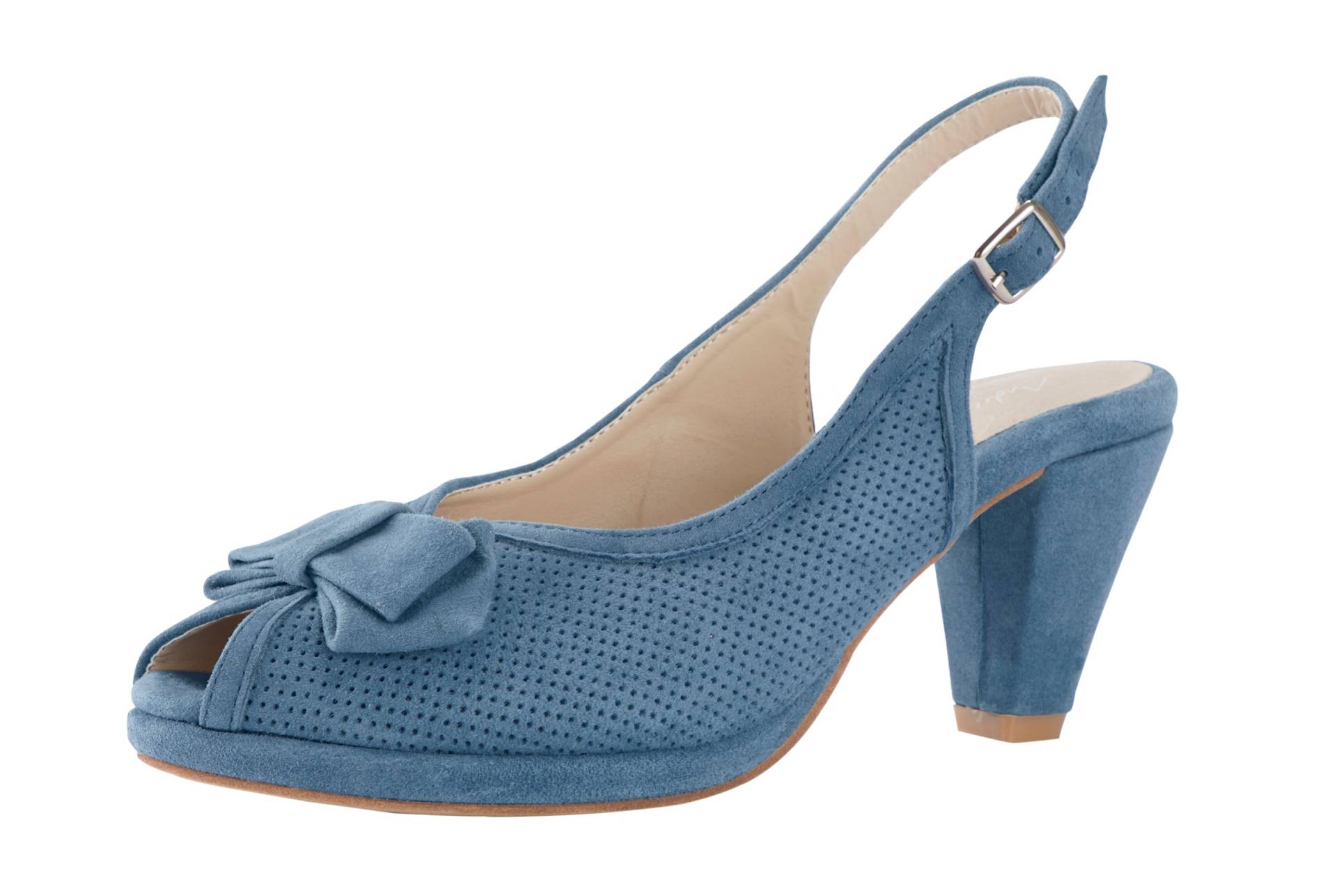 Sandalette in blau von Andrea Conti