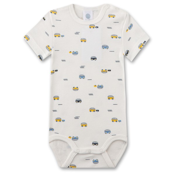 Sanetta - Baby Boys Modern Classic Body S/S - Alltagsunterwäsche Gr 68 weiß von Sanetta