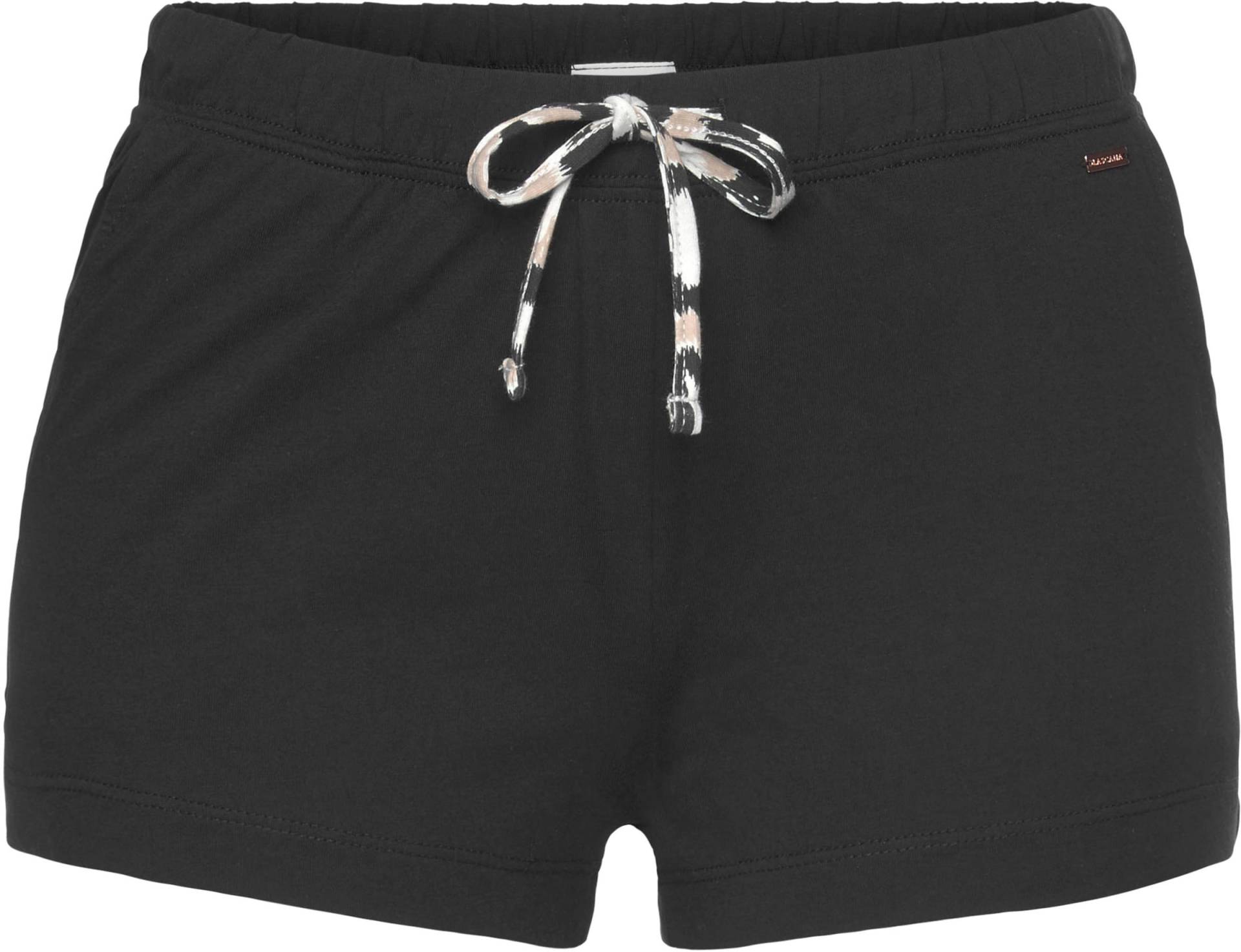 Schlafshorts in schwarz von LASCANA