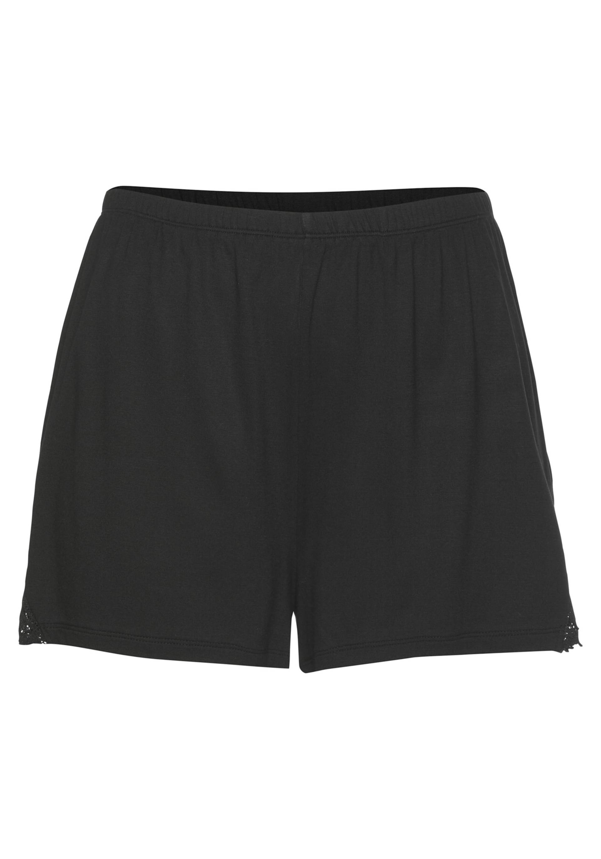 Schlafshorts in schwarz von LASCANA