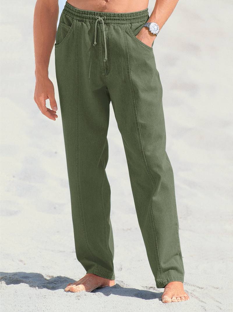 Schlupfhose in khaki von heine