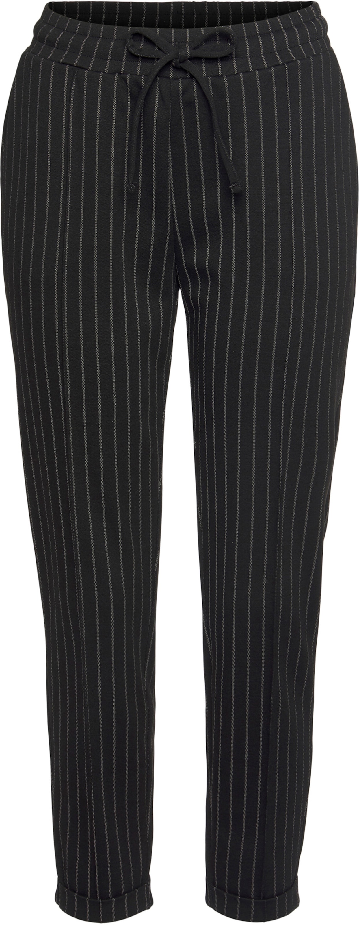 Jogger Pants in schwarz-weiss-gestreift von Vivance