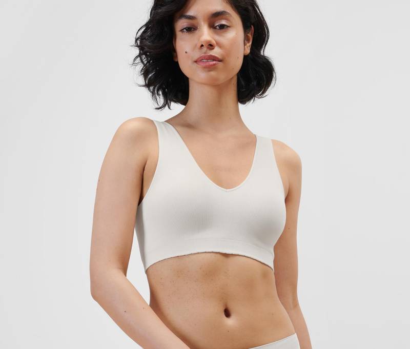 Seamless-Bustier, creme