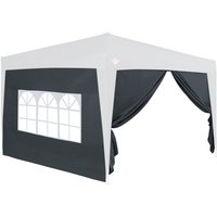 Seitenwände Faltpavillon 2er-Set Anthrazit 3x2m von Deuba®