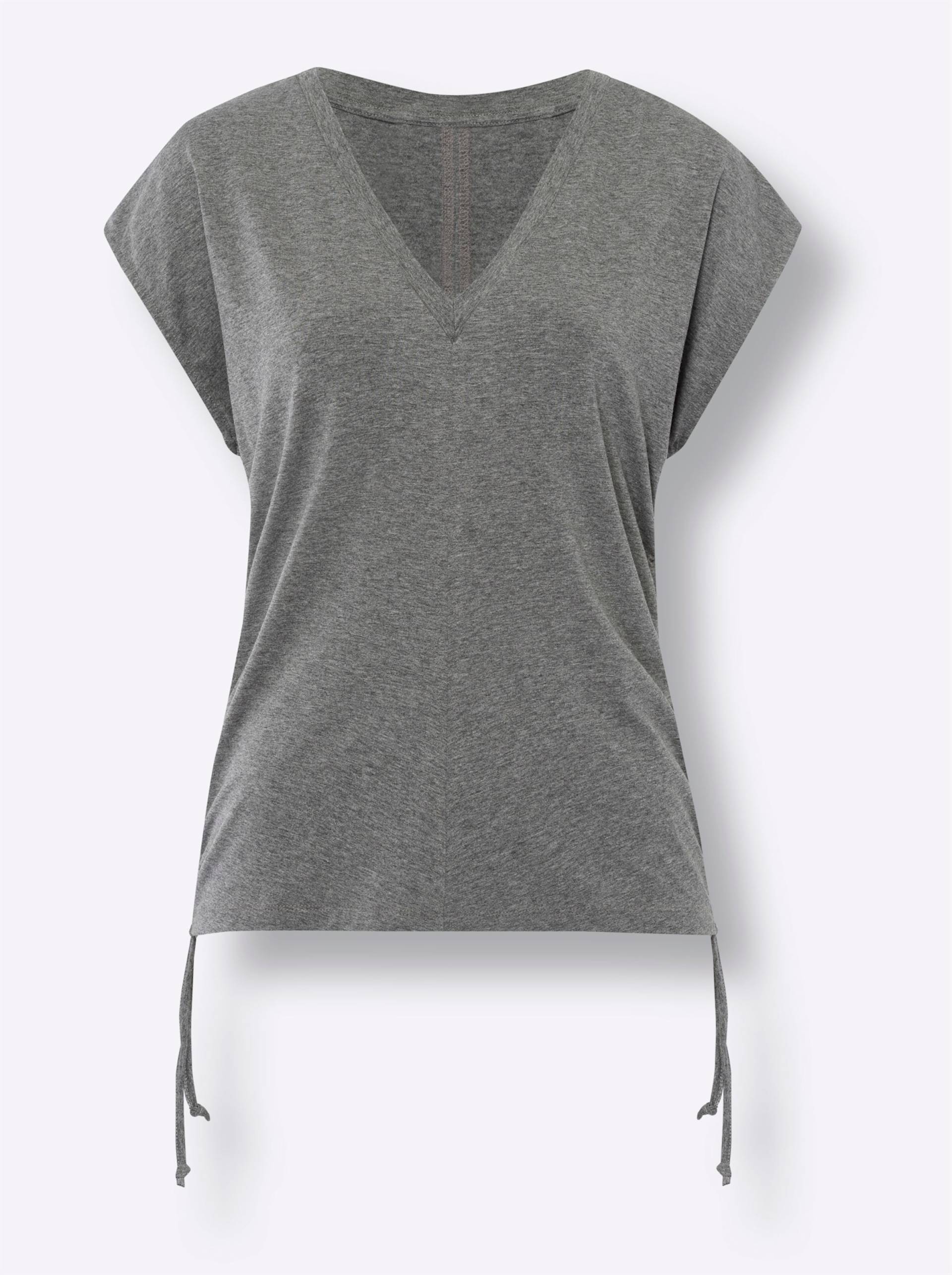 Shirt in grau-meliert von heine