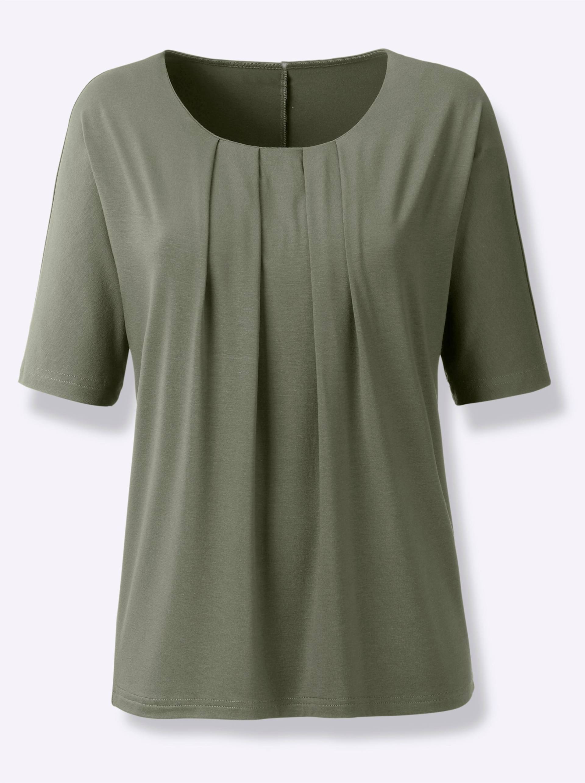 Shirt in khaki von heine