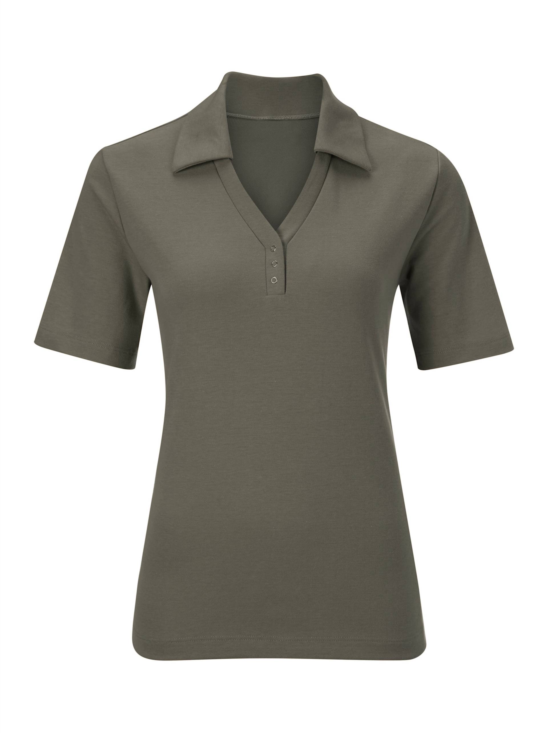 Poloshirt in khaki von heine