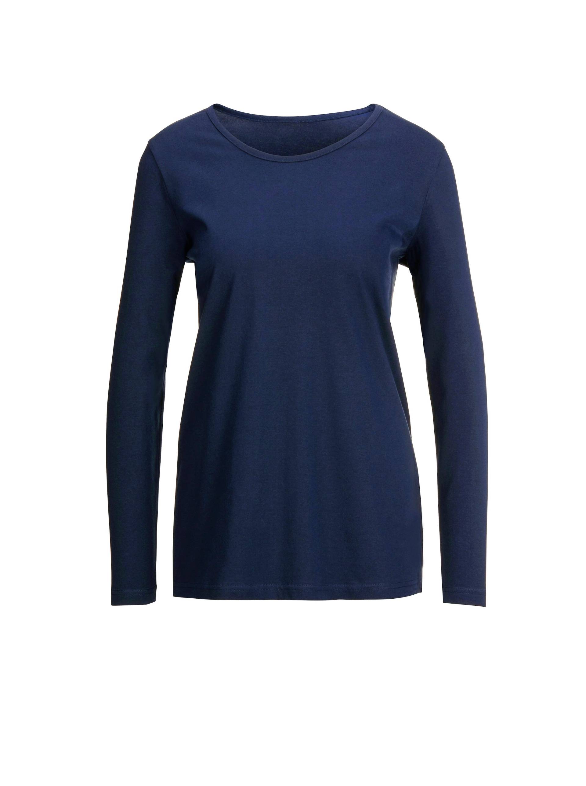 Langarmshirt in marine von heine