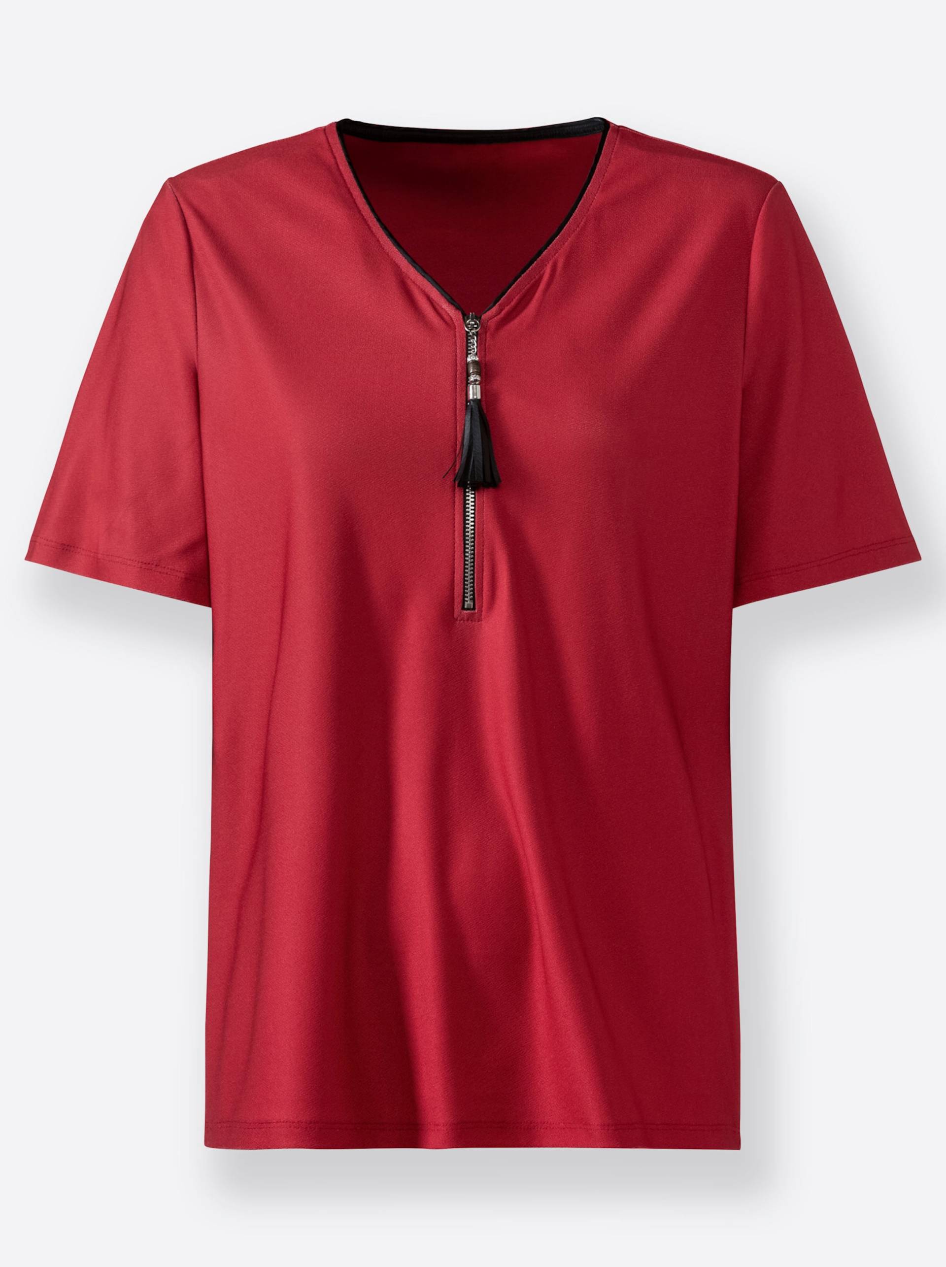 Shirt in rot von heine