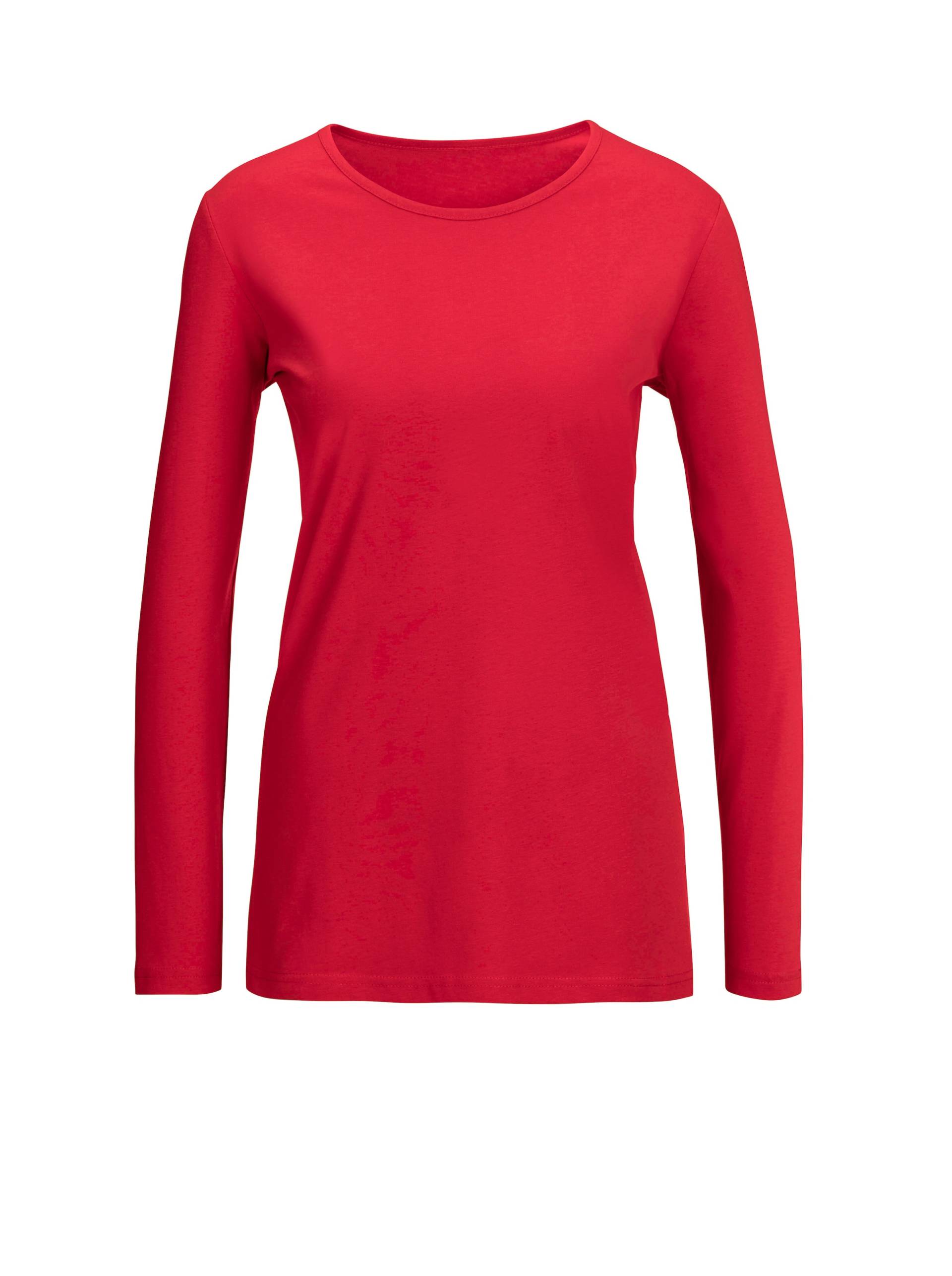 Langarmshirt in rot von heine