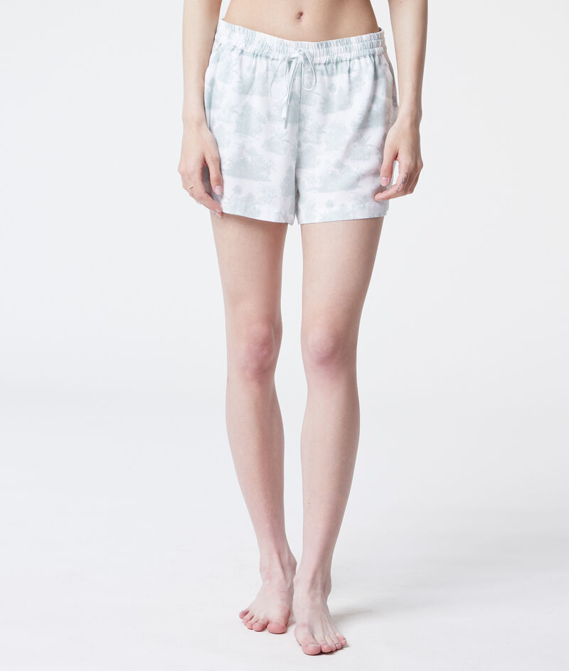 Pyjama-shorts mit print