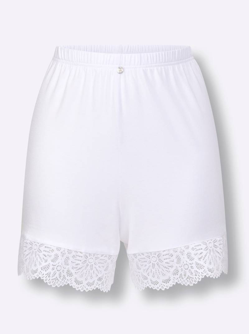 Shorts in weiss von wäschepur