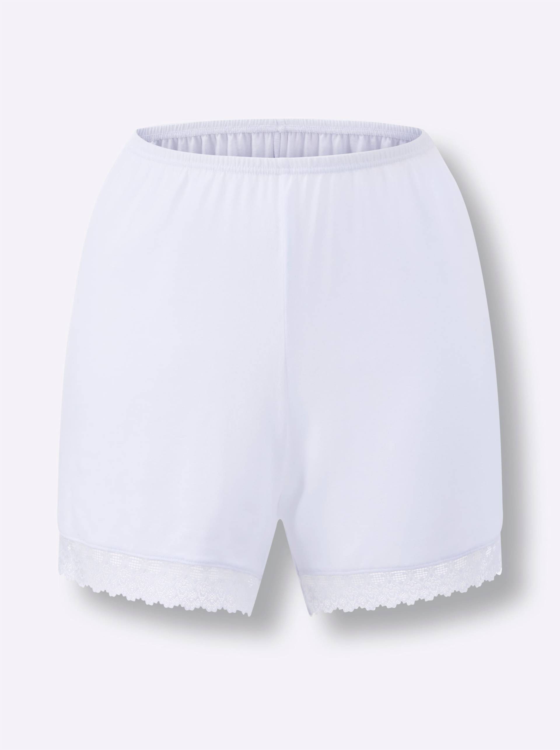 Shorts in weiss von wäschepur