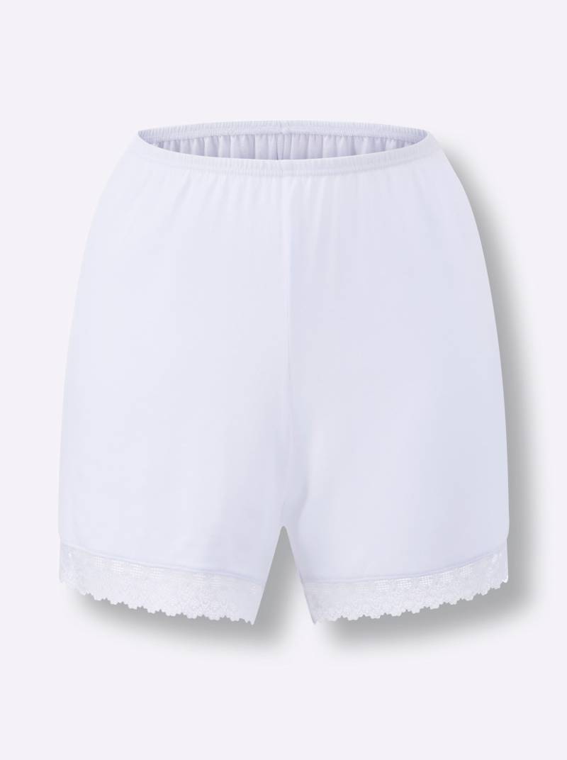 Shorts in weiss von wäschepur