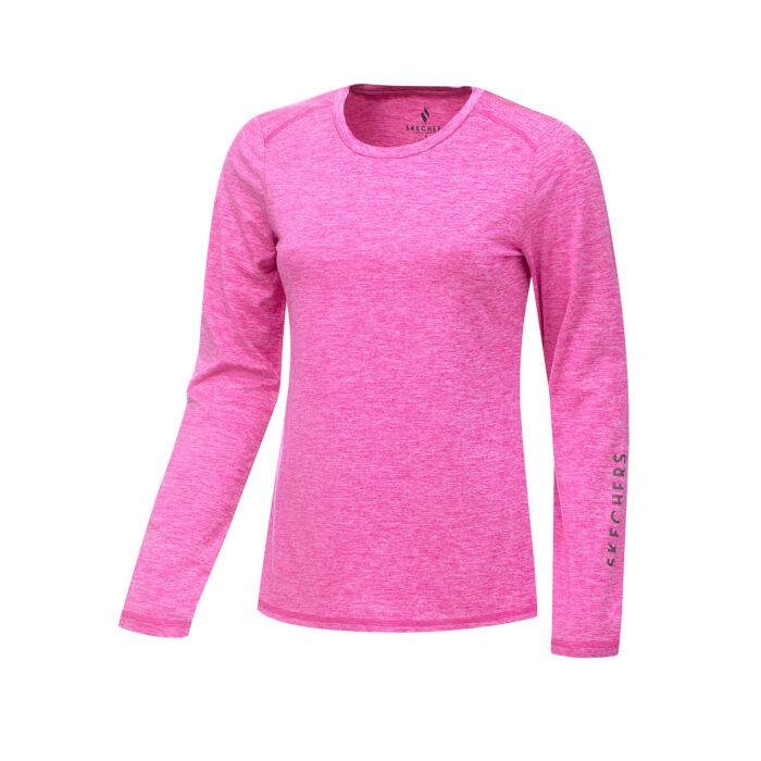 Skechers Langarmshirt GO Walk Wear GO DRI Swift Long Sleeve, pink, Xxxl von Skechers