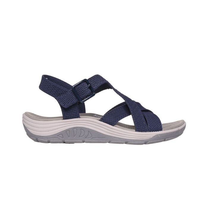 Skechers Sandale für Damen aus weichem Textil marine von Skechers