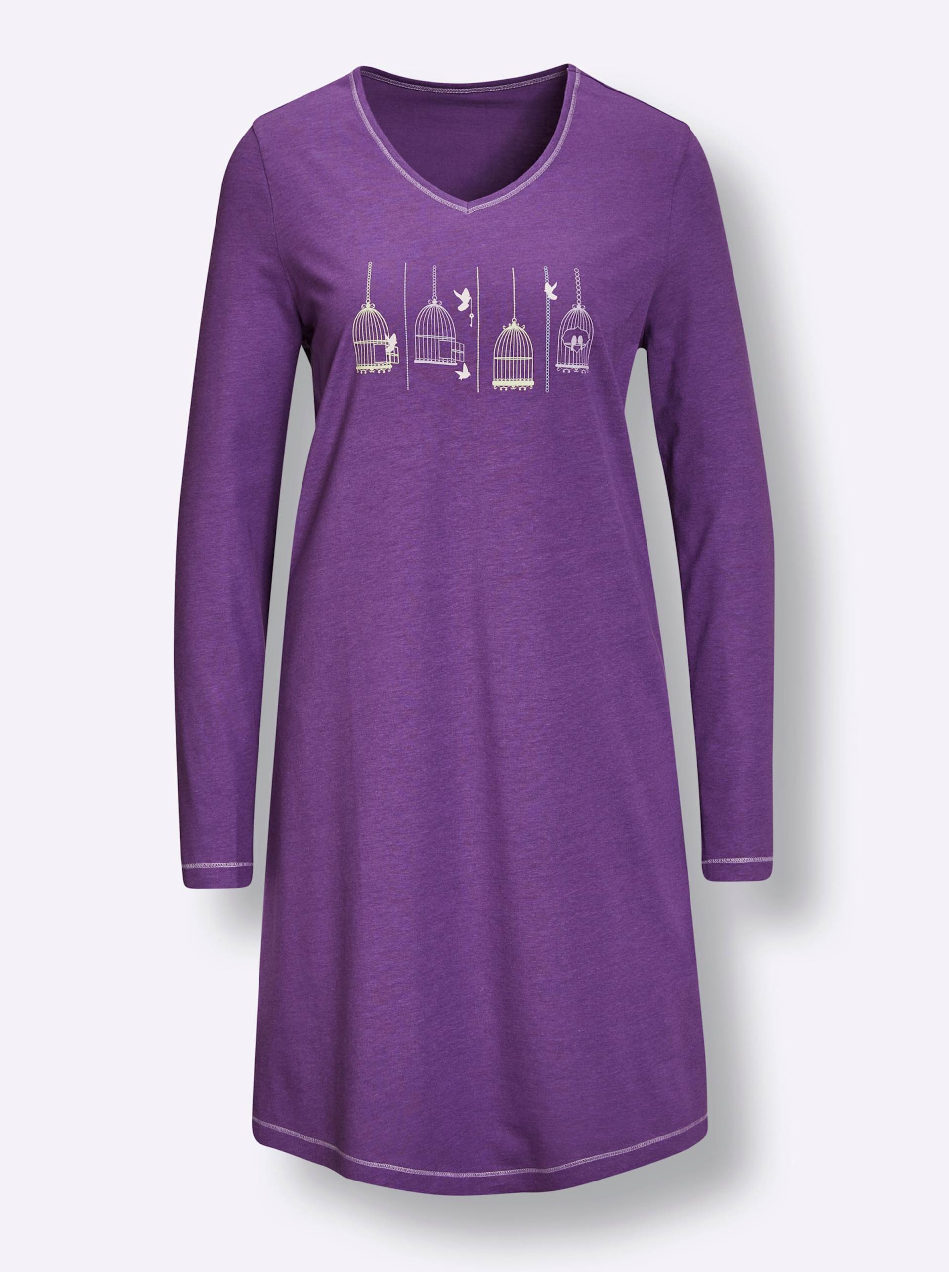 Sleepshirts in lila + flieder von wäschepur