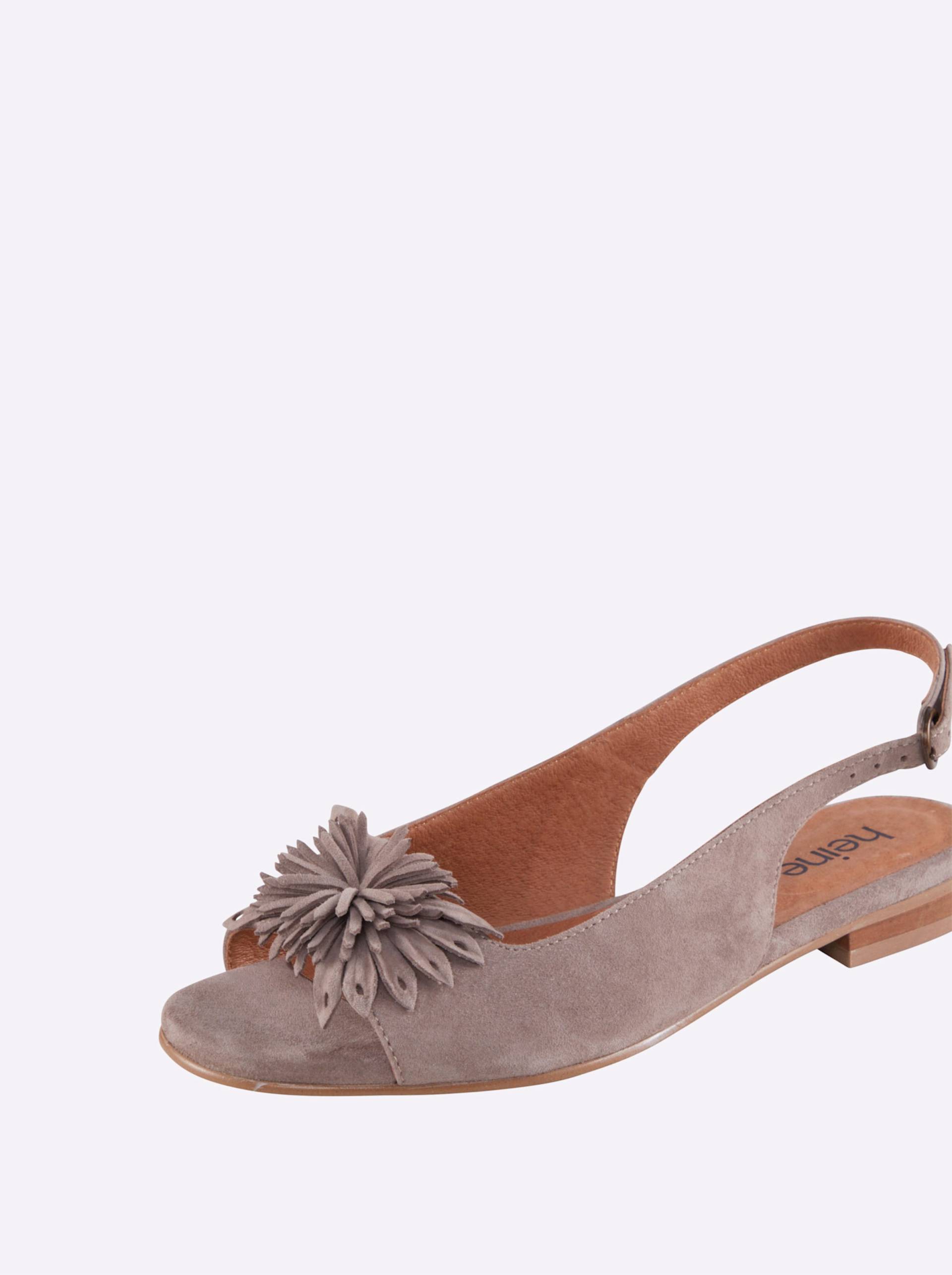 Sandale in taupe von heine