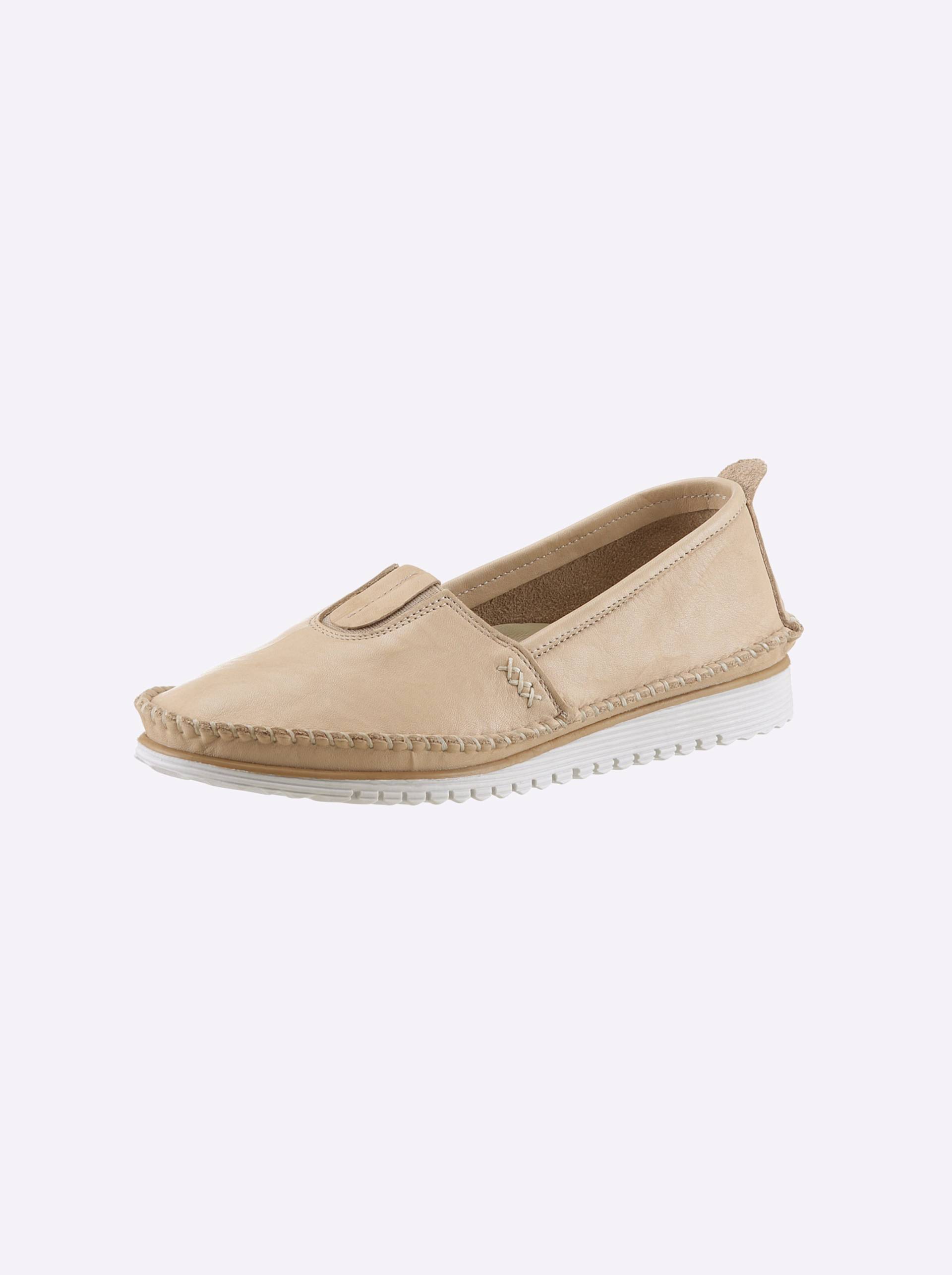 Slipper in beige von Andrea Conti