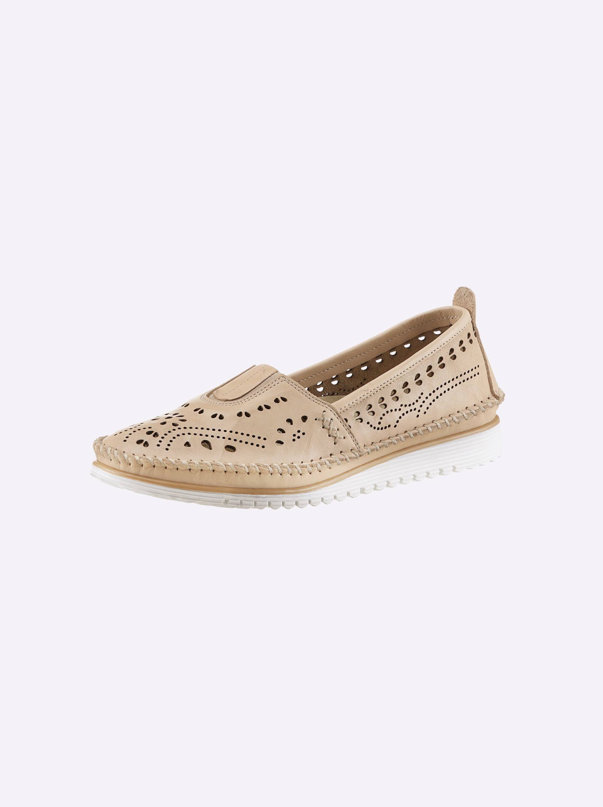 Slipper in beige von Andrea Conti