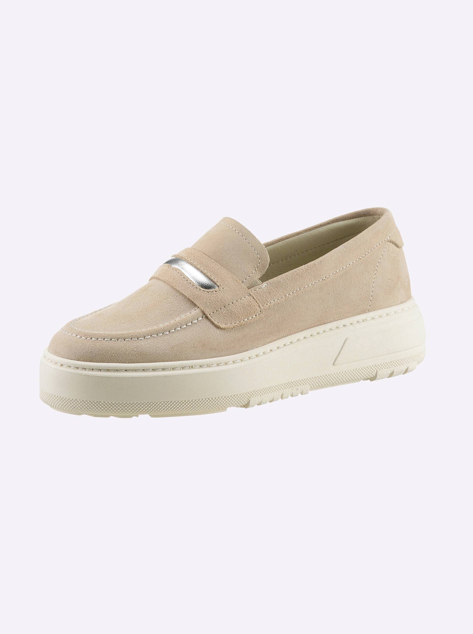 Slipper in beige von heine