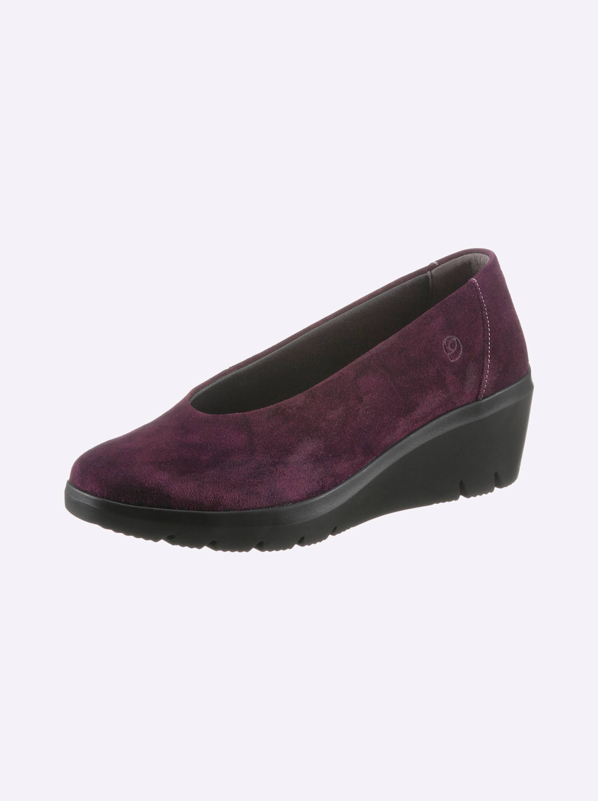 Slipper in burgund von Suave