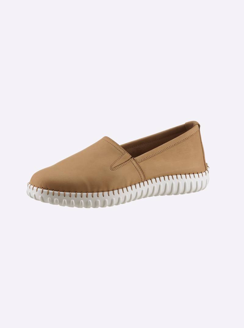 Slipper in camel von Caprice