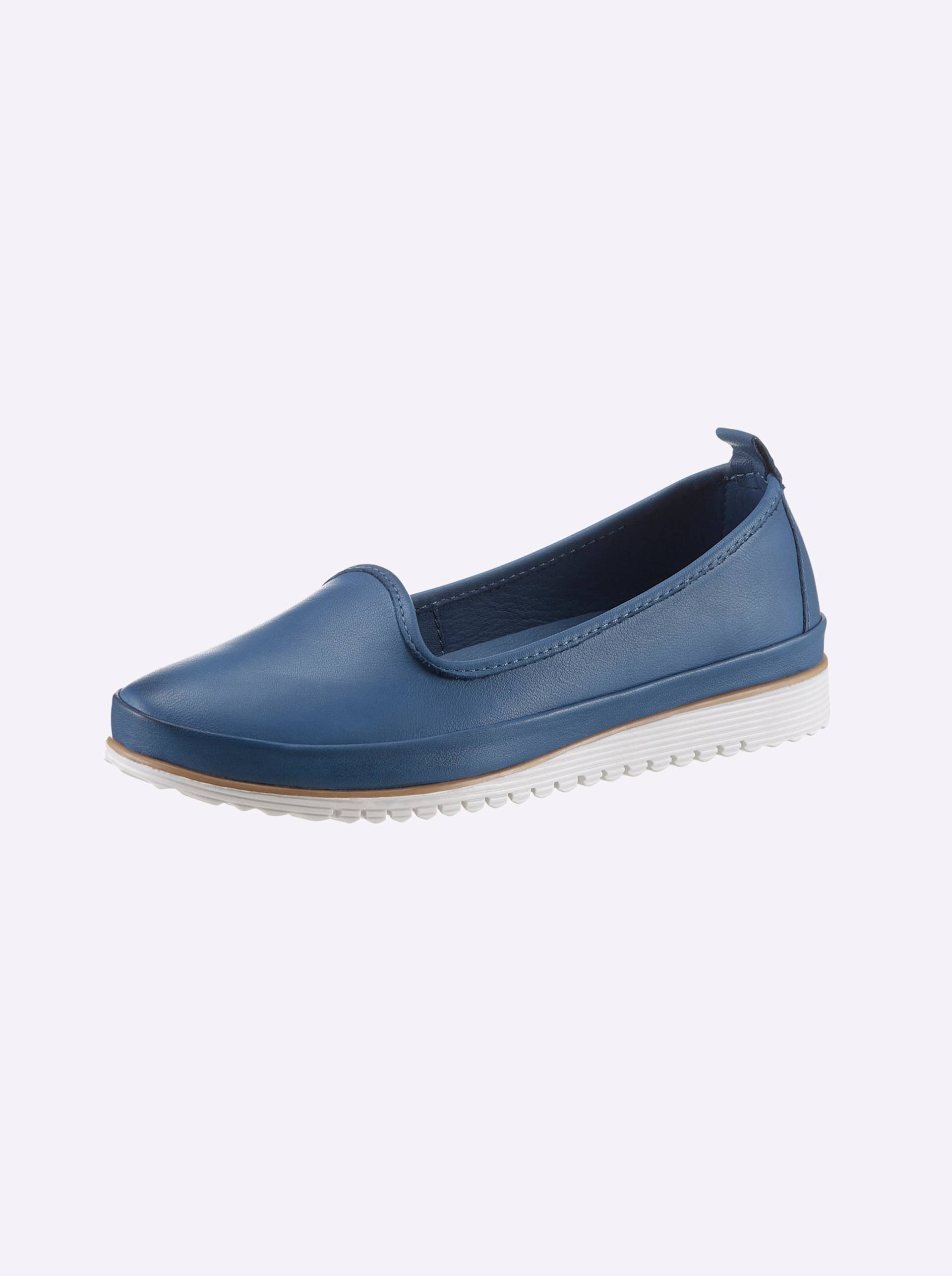 Slipper in jeansblau von heine