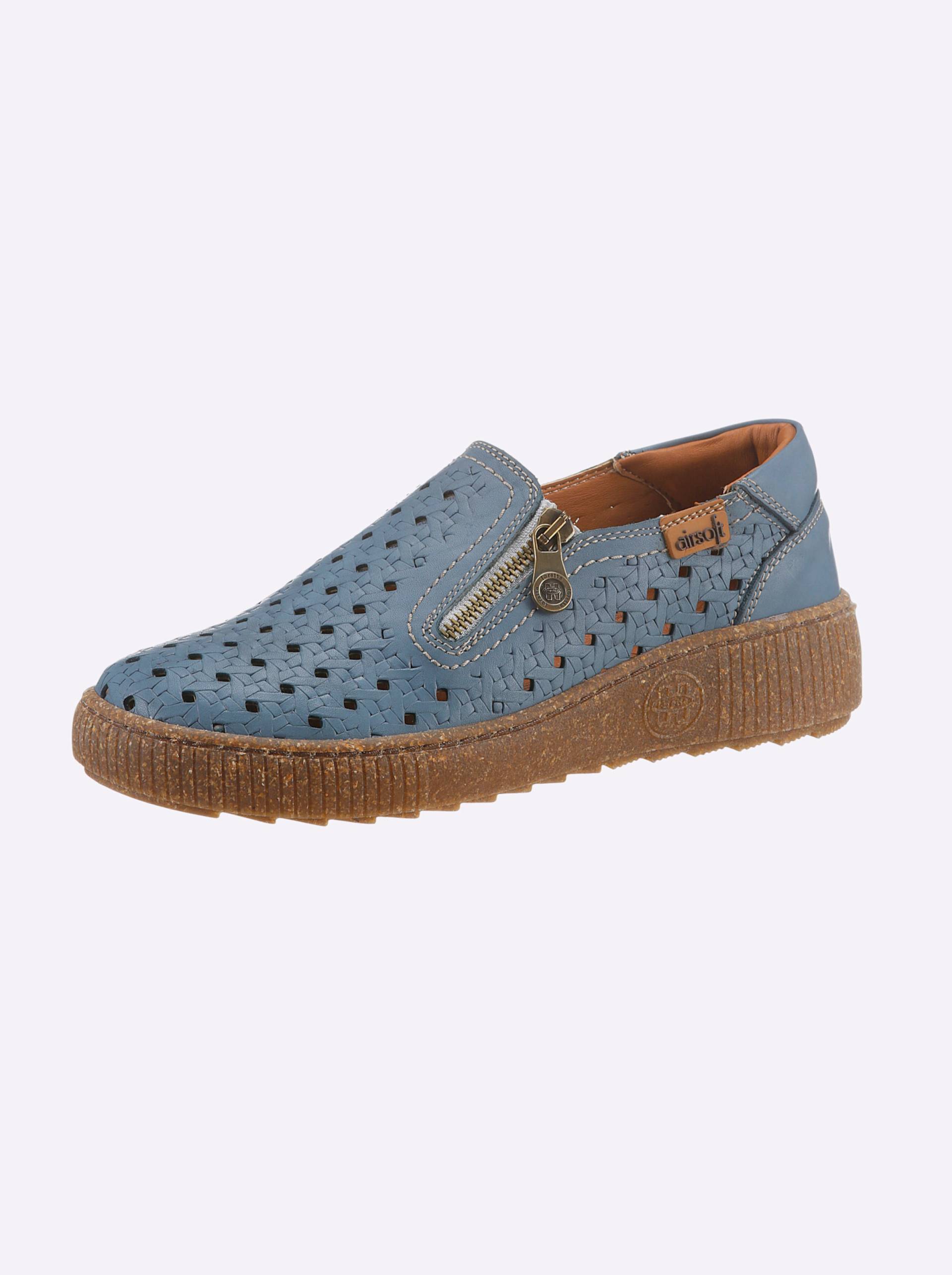 Slipper in mittelblau von airsoft modern+