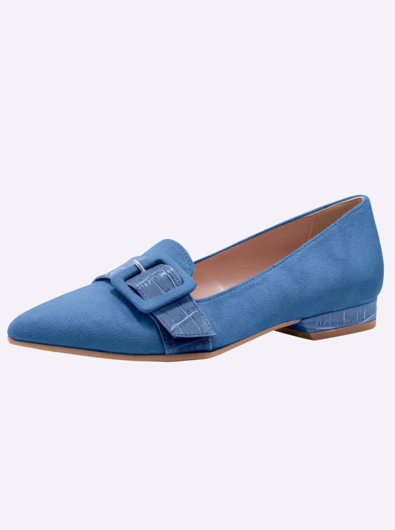 Slipper in royalblau von heine