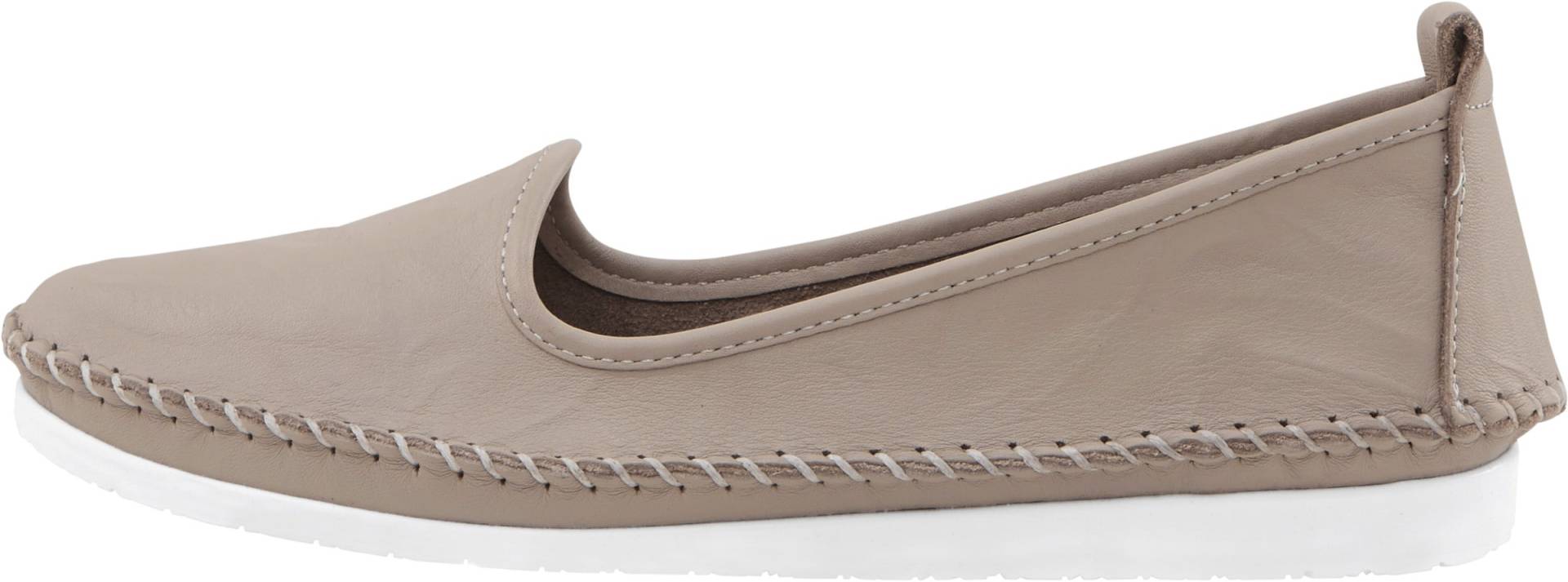 Slipper in taupe von Andrea Conti