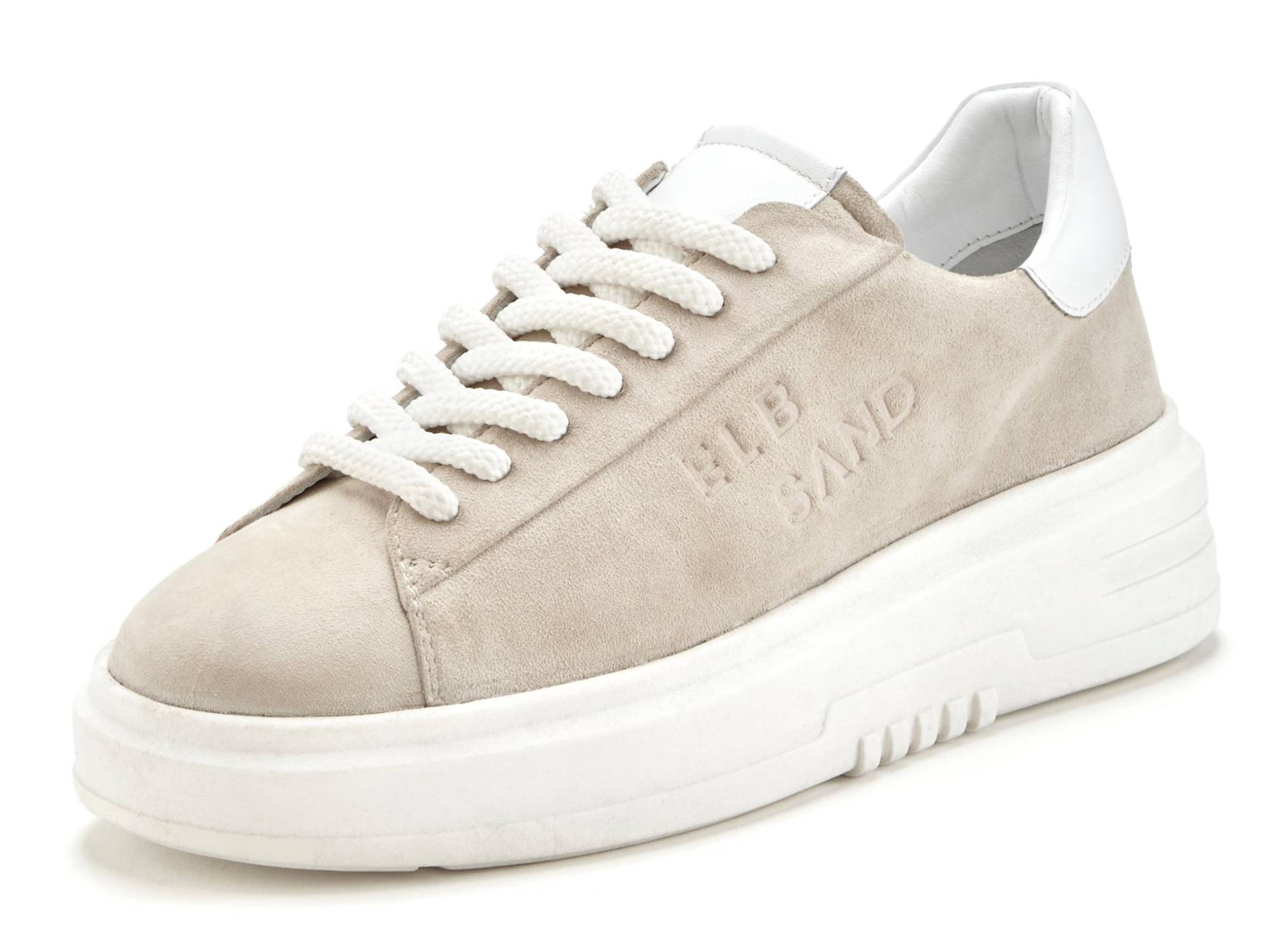 Sneaker in beige von Elbsand