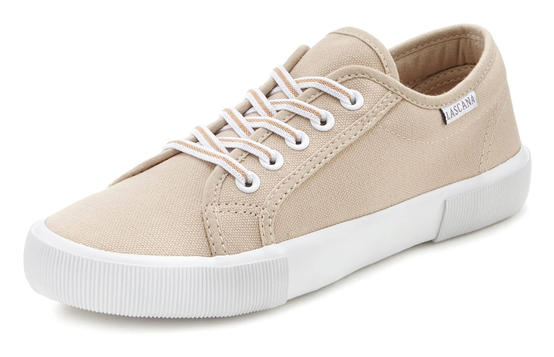 Sneaker in beige von LASCANA