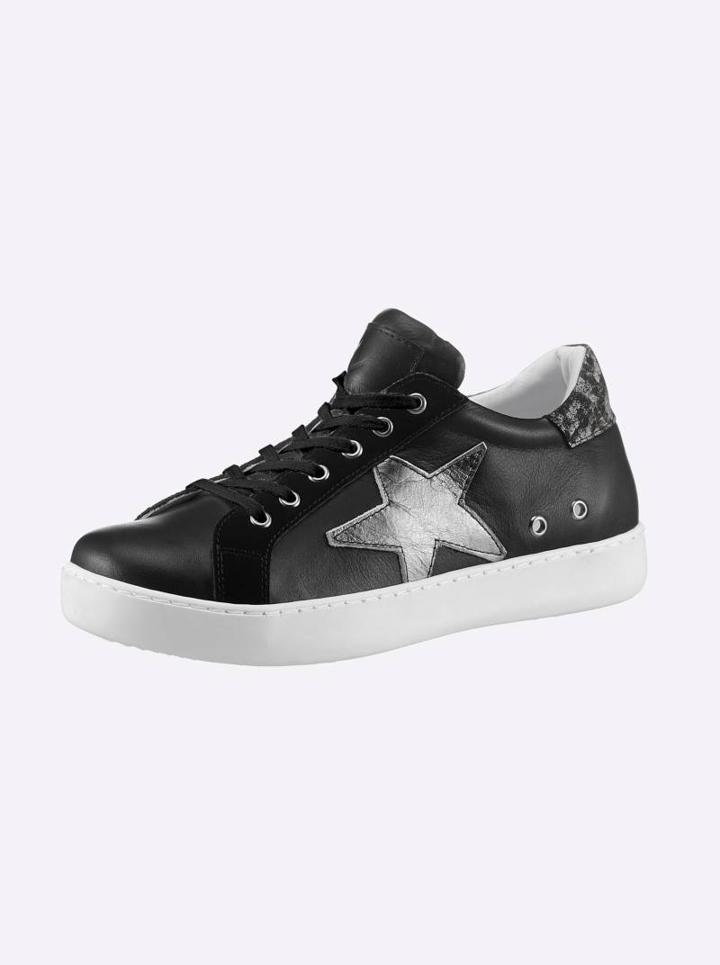 Sneaker in schwarz von heine