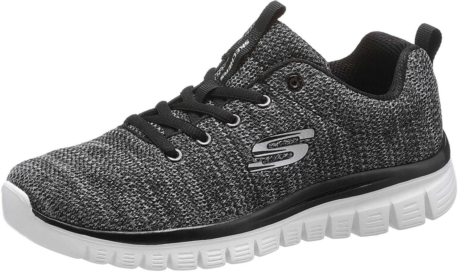 Sneaker in schwarz-weiss von Skechers