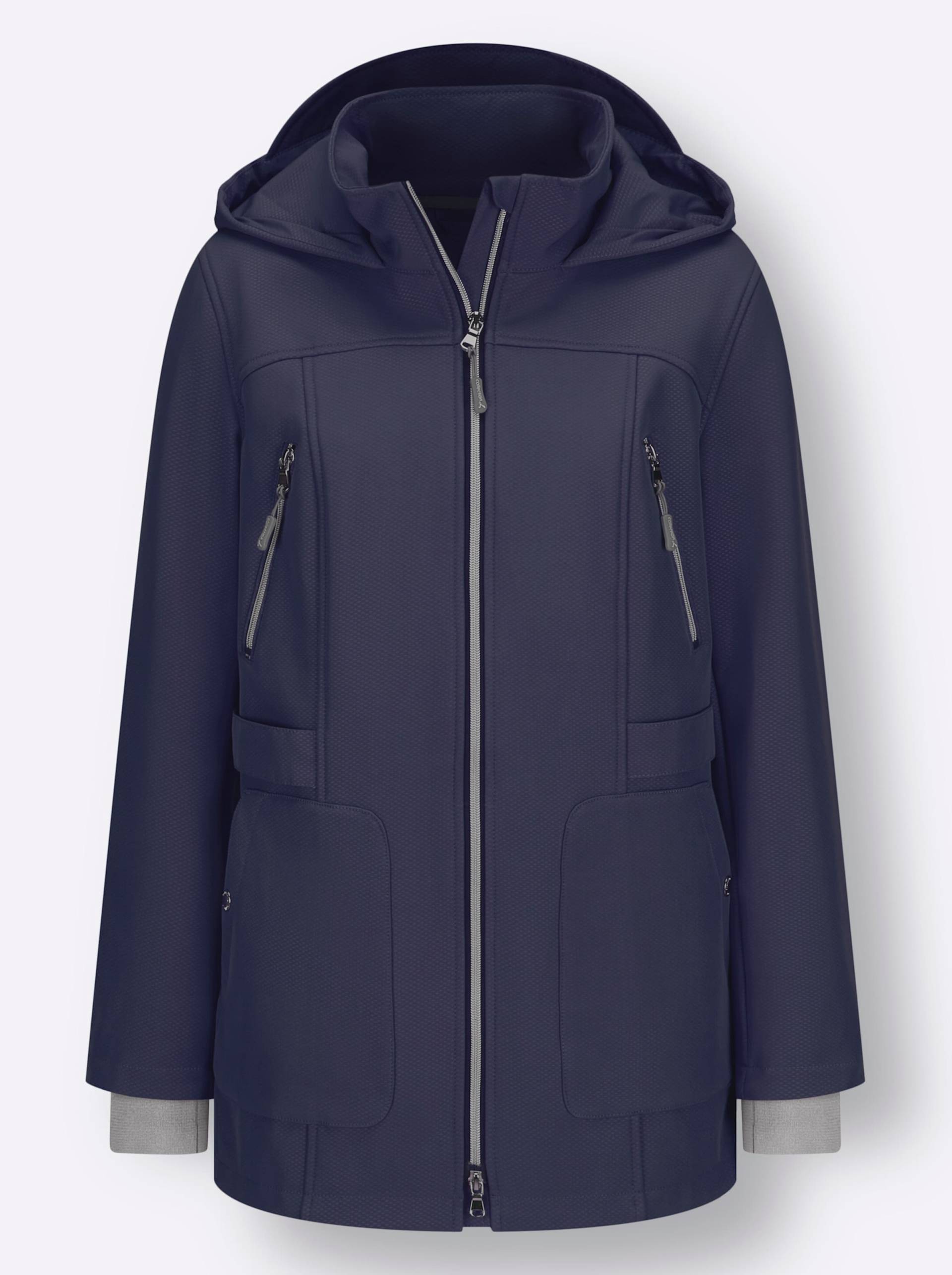 Softshell-Jacke in marine von heine